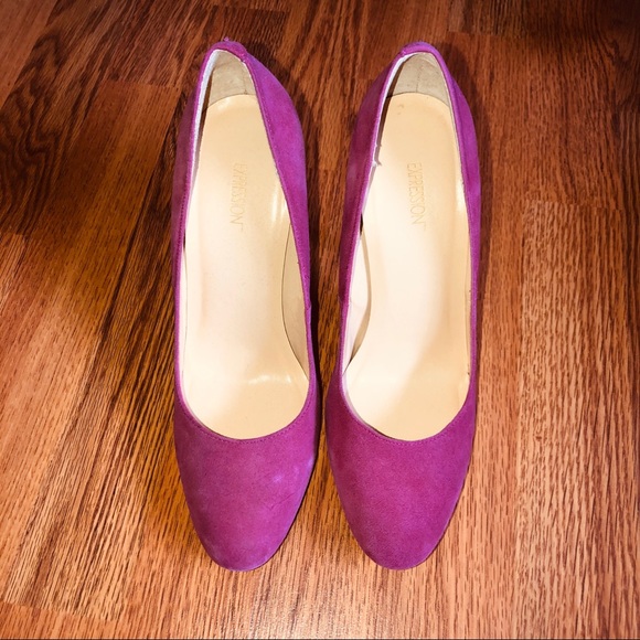 Expressions Pink suede pumps - Picture 9 of 9